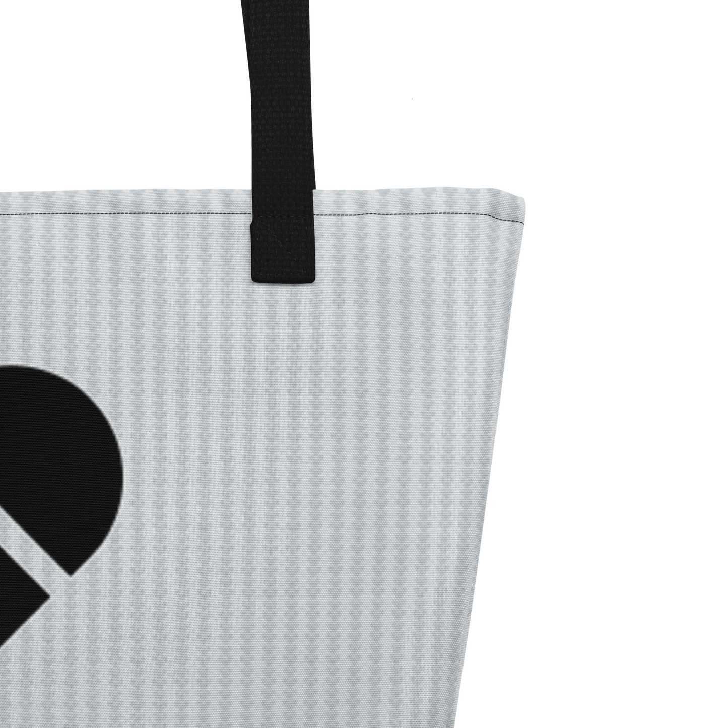 Designer Lovogram Tote Bag - Heart-filled fashion for a playful, empowering look, details