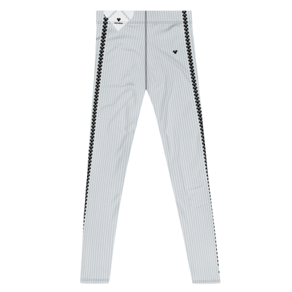CRiZ AMOR's Amor Primero light gray lovogram leggings for men