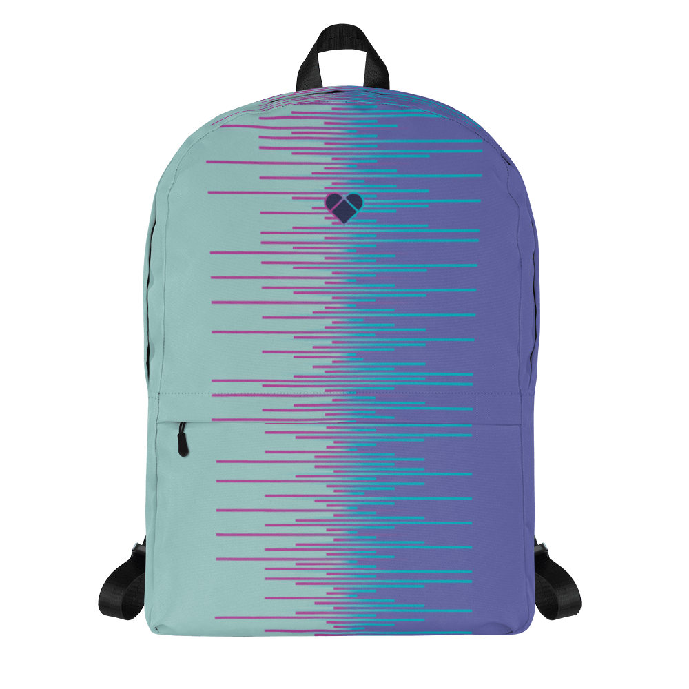 Mint & Periwinkle Dual Backpack - Unisex Fashion Accessory