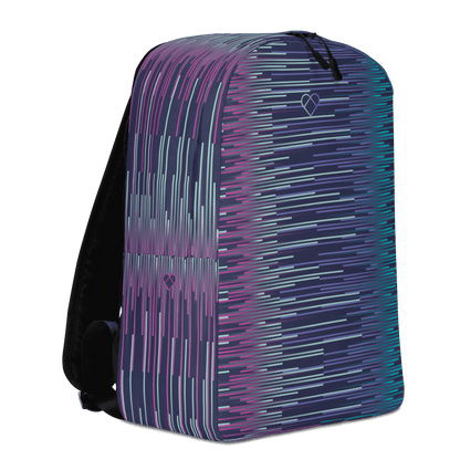 Dark Slate Blue Backpack with Heart Logo