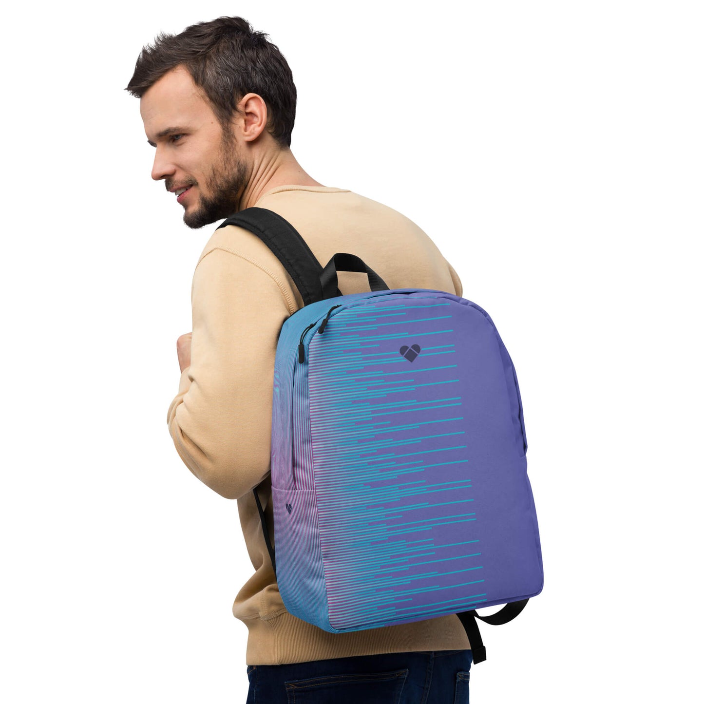 Fashionable Accessories: Periwinkle Dual Simplyheart Backpack