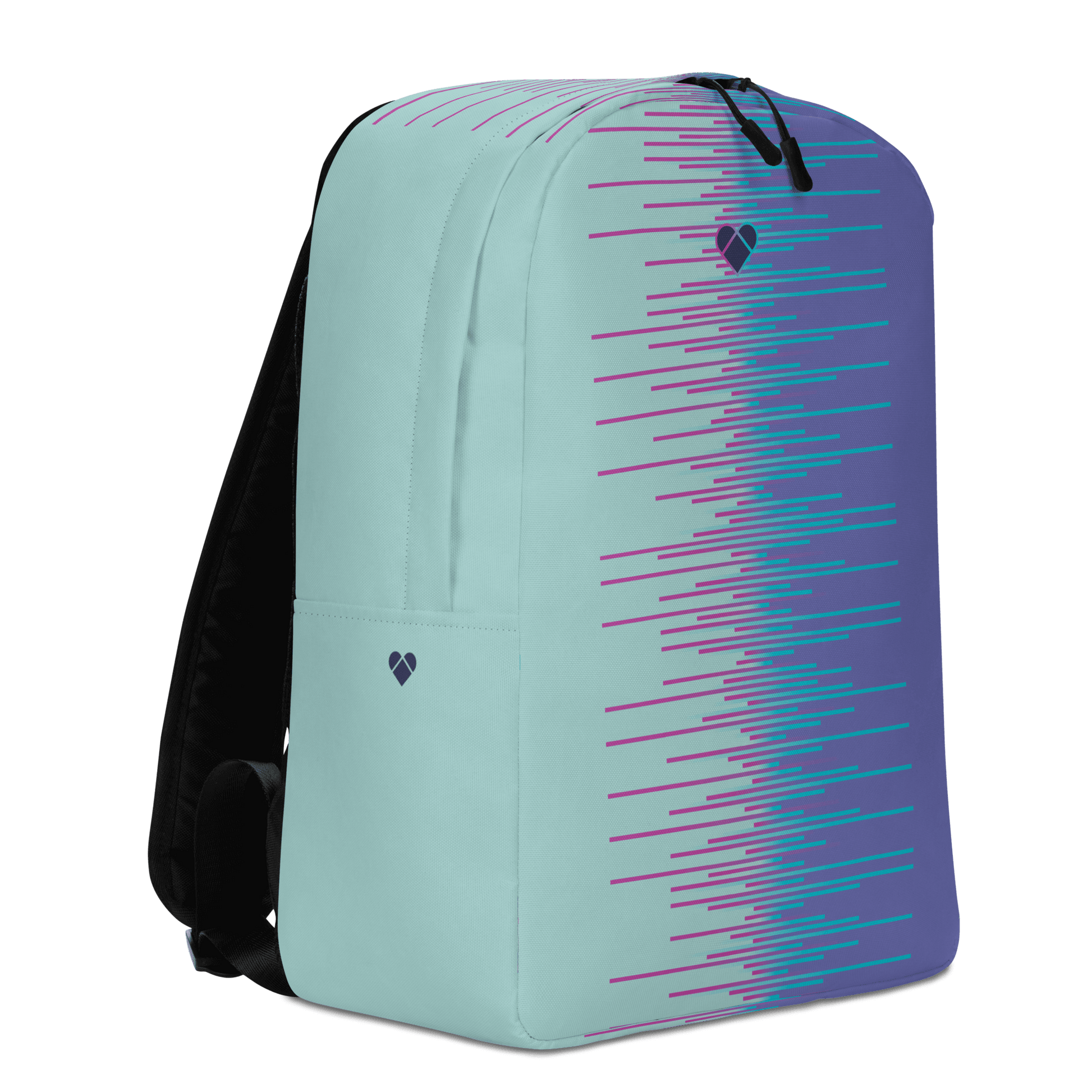 Periwinkle and Mint Simplyheart Backpack, the perfect blend of style
