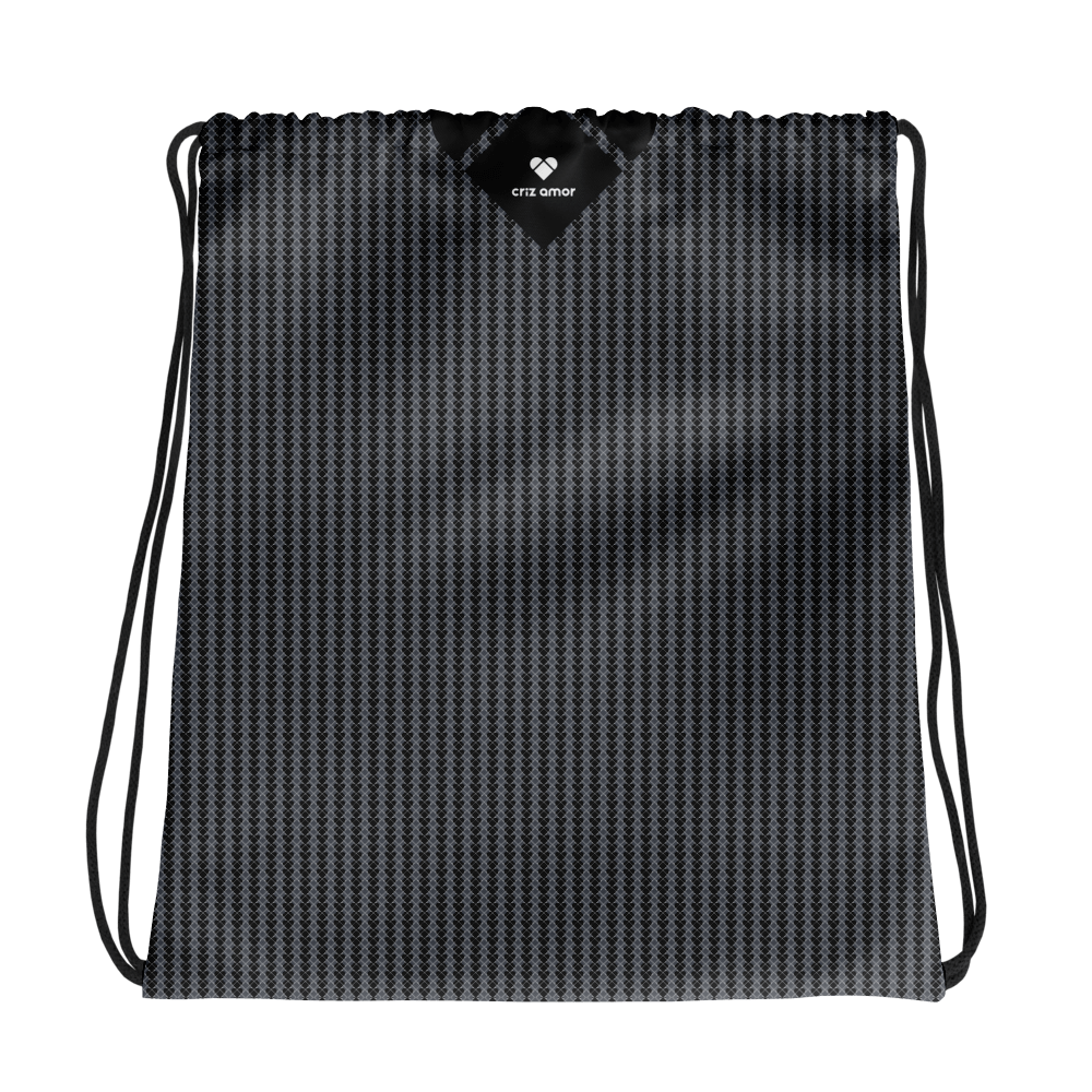 Versatile 15"x17" black lovogram bag for effortless style | CRiZ AMOR