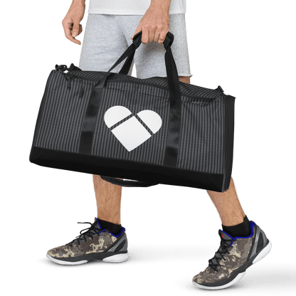 male model wearing Lovogram Bag | CRiZ AMOR's Sporty Elegance