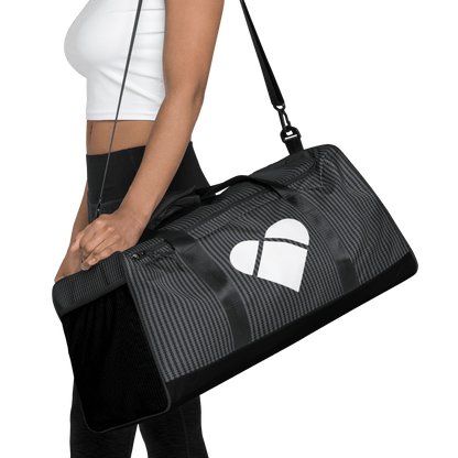 girl model wearing Stylish Lovogram Duffle | Limited Edition Amor Primero Collection