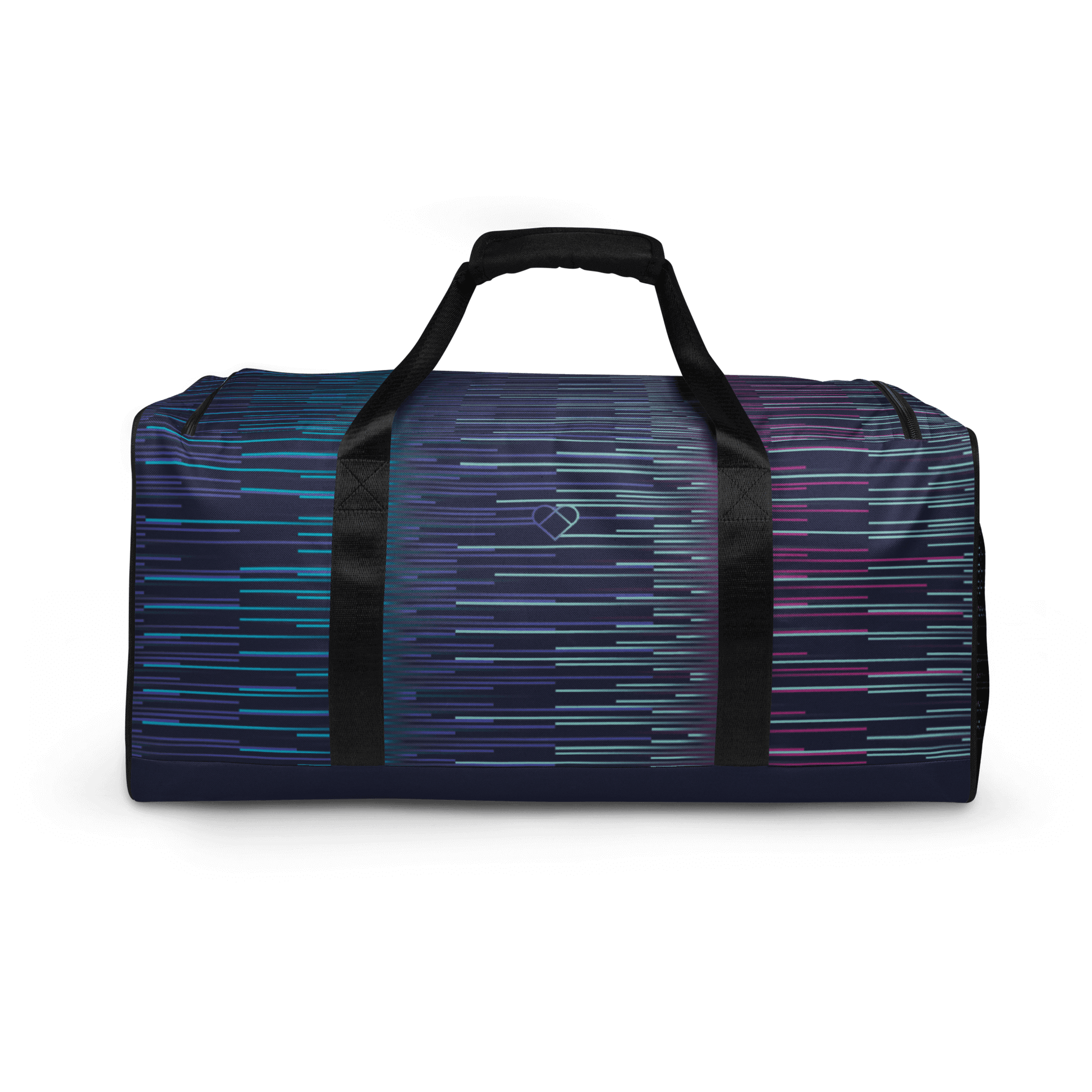 Chic Gradient Stripes Duffle by CRiZ AMOR