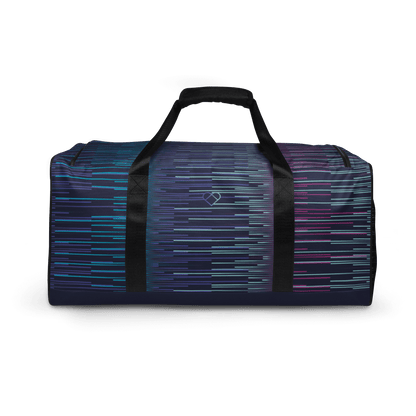 Chic Gradient Stripes Duffle by CRiZ AMOR