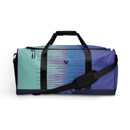 Mint & Periwinkle Dual Duffle Bag by CRiZ AMOR