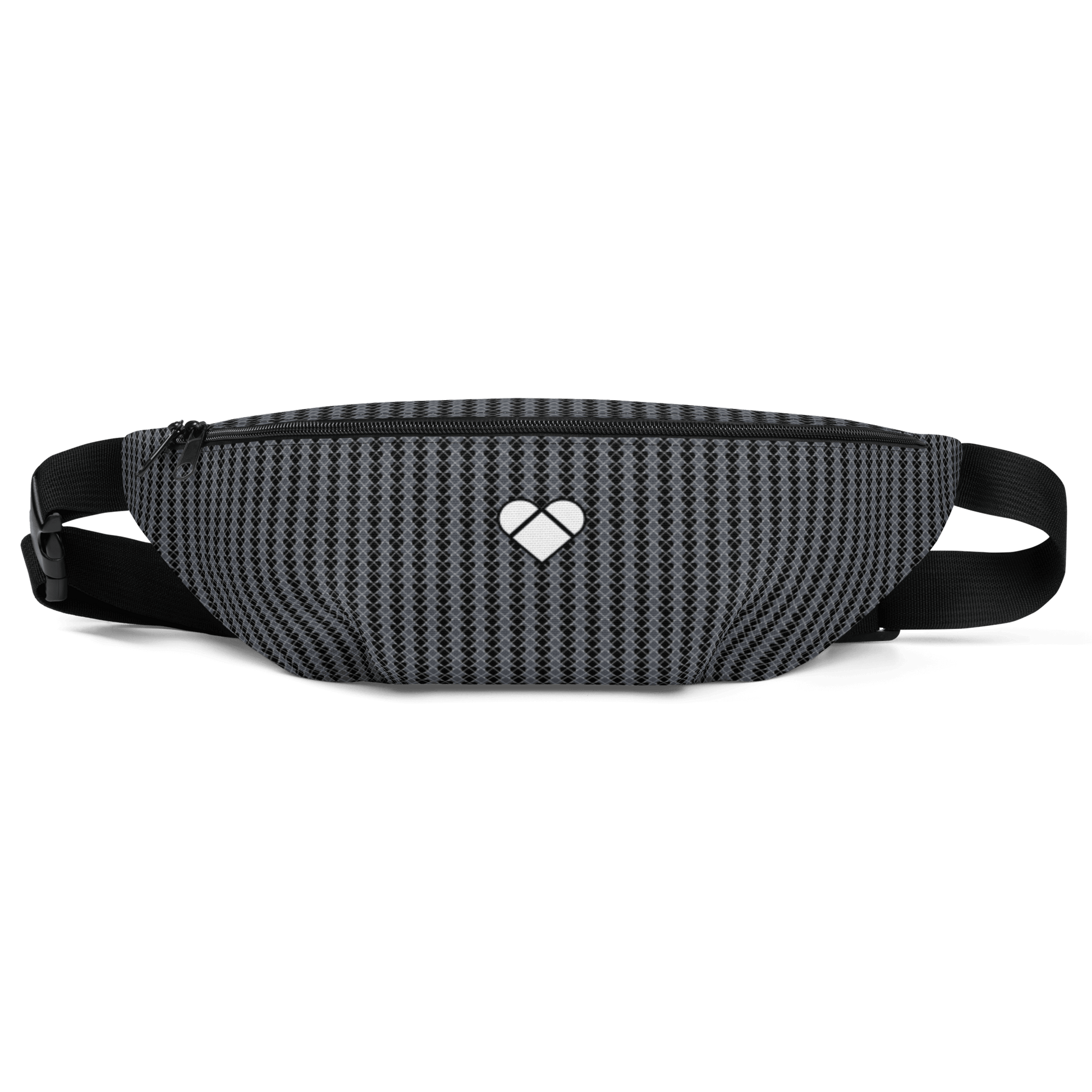 CRiZ AMOR Lovogram Fanny Pack - Love Armor | Versatile, heart-logoed designer bag for daily adventures and sports activities