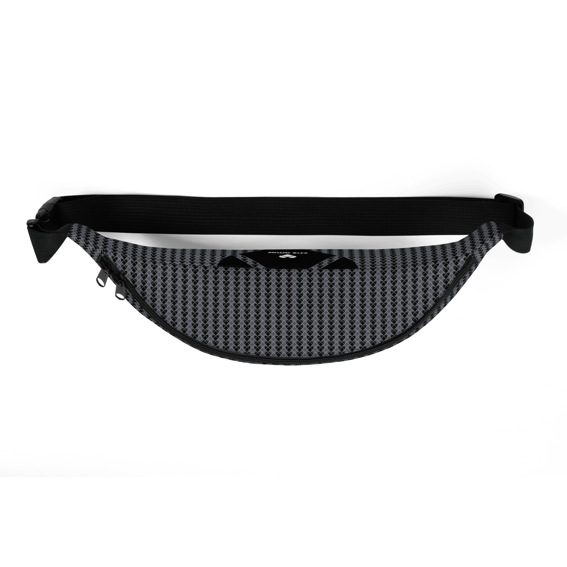 top view of Fashion-forward Lovogram Fanny Pack - Mix and match looks for every occasion