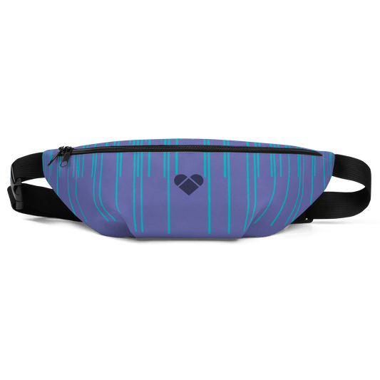 Periwinkle Dual Fanny Pack | Genderless Fashion Accessory