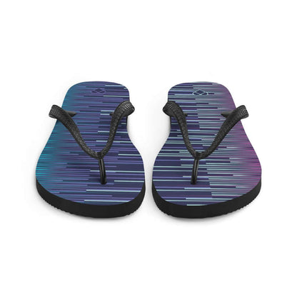 Fashionable Flip Flops in Slate Blue | CRiZ AMOR's Amor Dual Collection