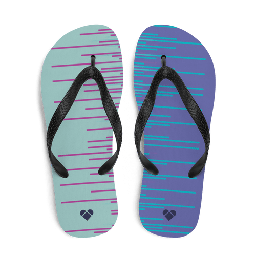 Mint & Periwinkle Dual Flip Flops | Accessories