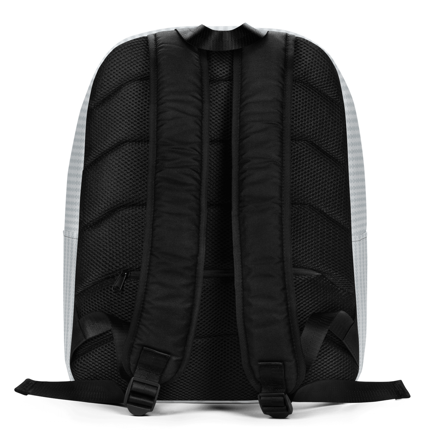 CRiZ AMOR's trendy genderless backpack in light gray