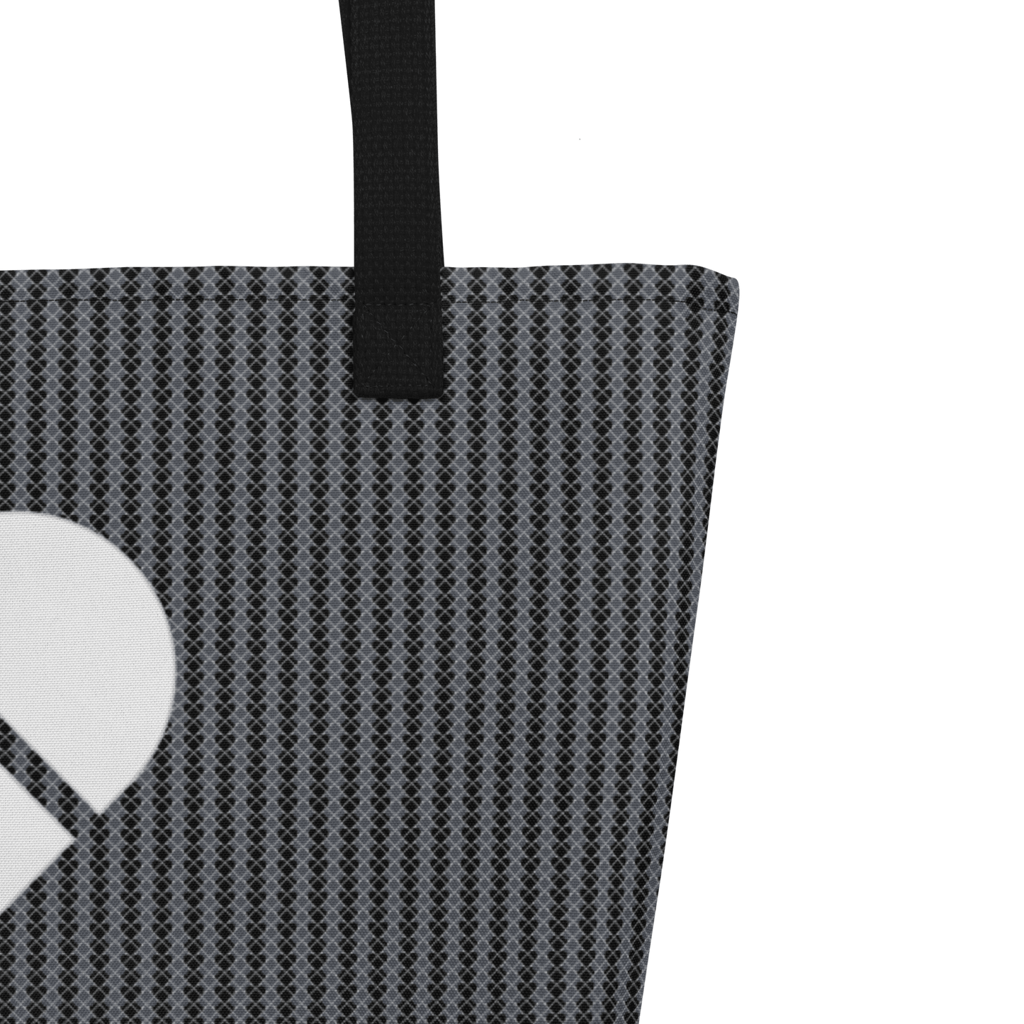 Love-Infused Tote Bags - The Lovogram Tote by CRiZ AMOR, details
