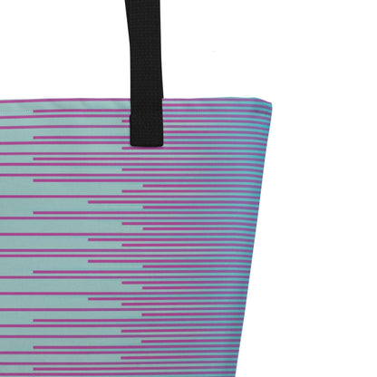 Mint and Pink Gradient Tote | Fashionable and Unique