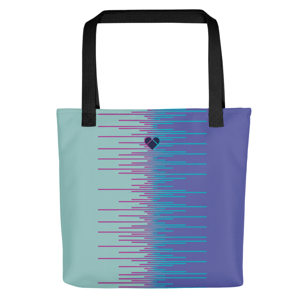 Mint & Periwinkle Dual Tote Bag, a fashion fusion by CRiZ AMOR