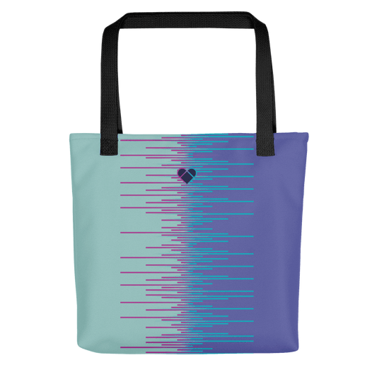 Mint & Periwinkle Dual Tote Bag, a fashion fusion by CRiZ AMOR