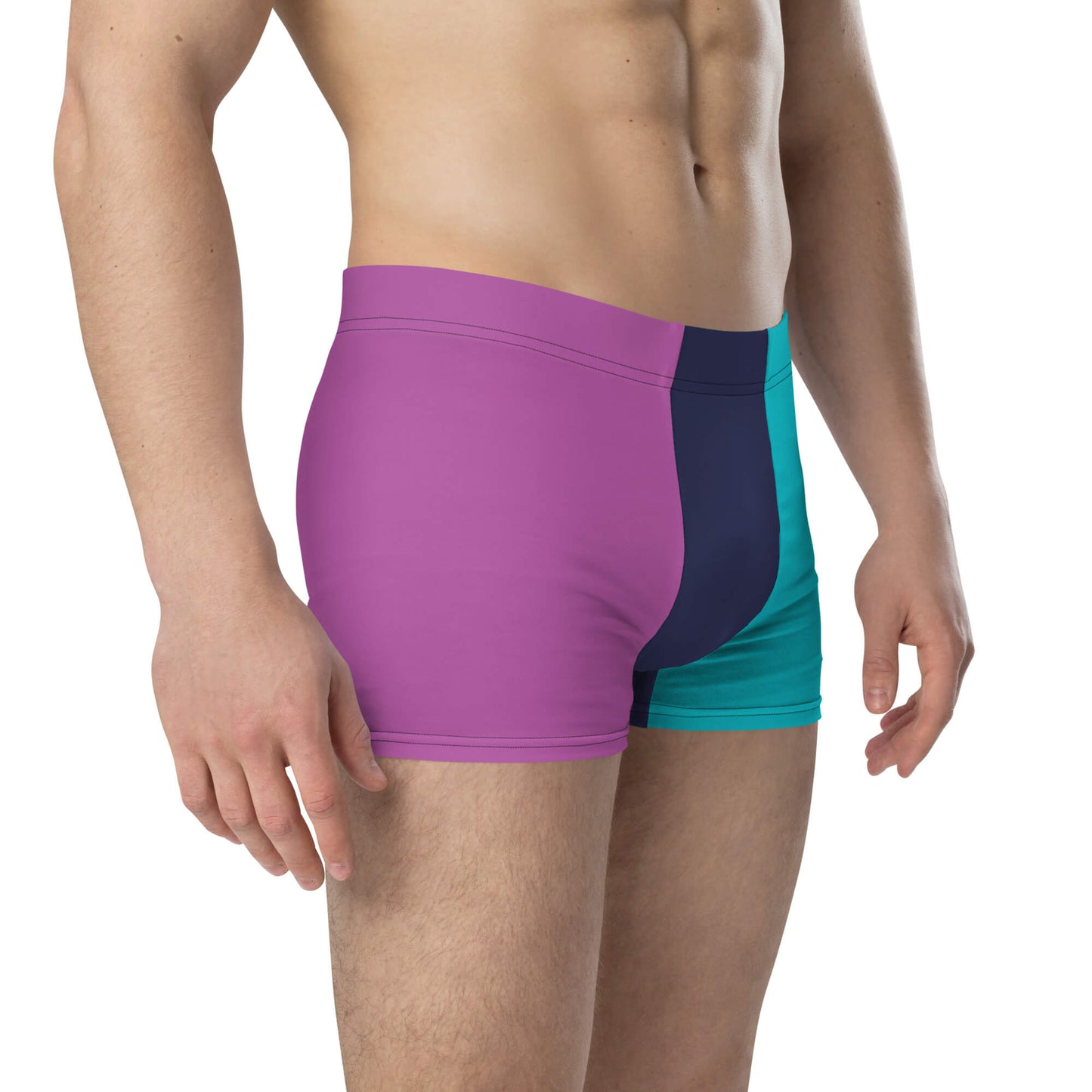 Turquoise & Fucsia Boxer Briefs - CRiZ AMOR Designer Underwear