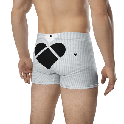 CRiZ AMOR's Light Gray Lovogram Boxer Briefs for Men