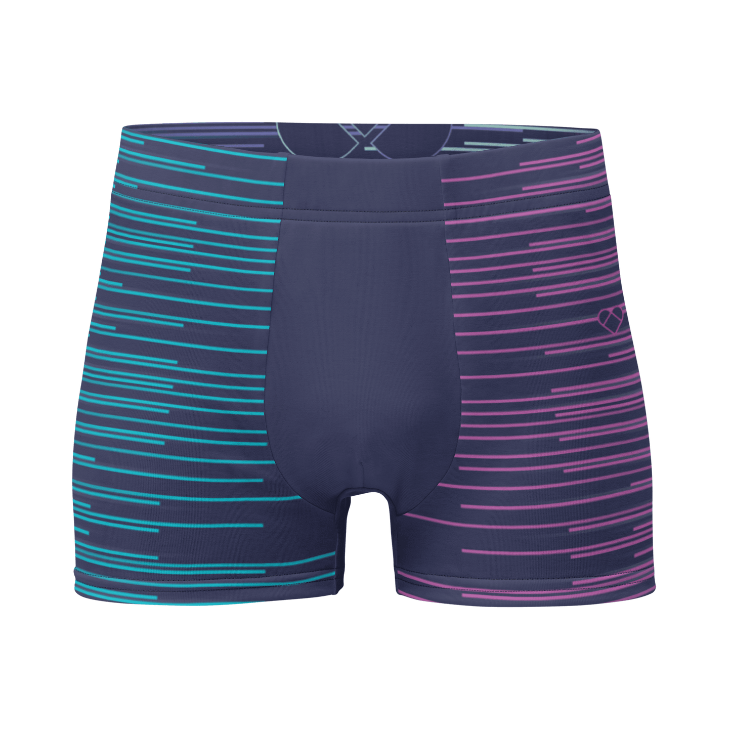 Slate Charm Boxer Briefs - Dark Slate Blue Men's Underwear front