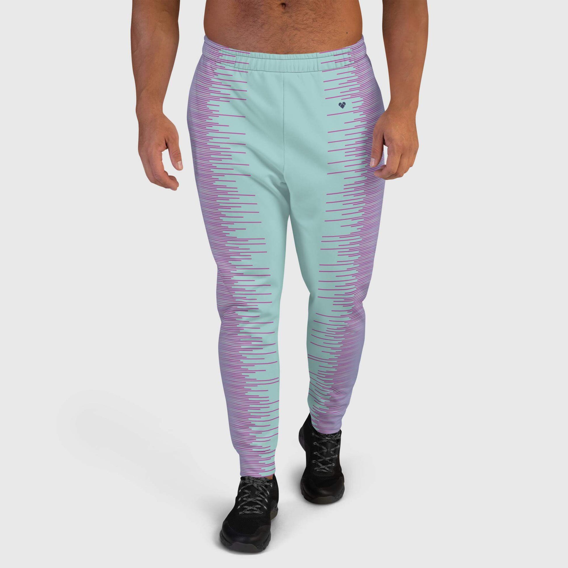 Mint Dual Joggers for Men from CRiZ AMOR's Amor Dual Collection