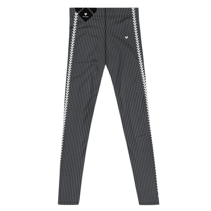 Amor Primero's distinctive heart-logo stripe leggings for men