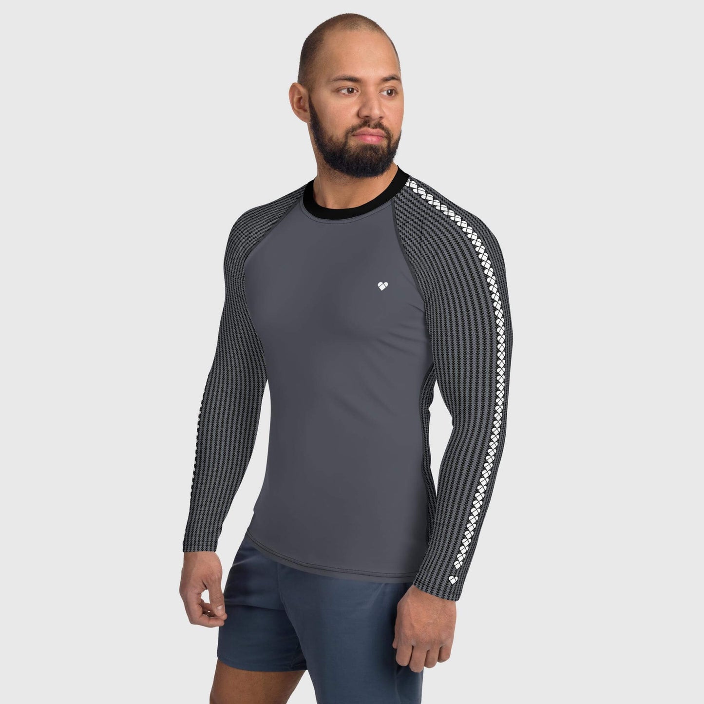 Amor Primero Collection: Lovogram Pattern for Men's Sports Wear