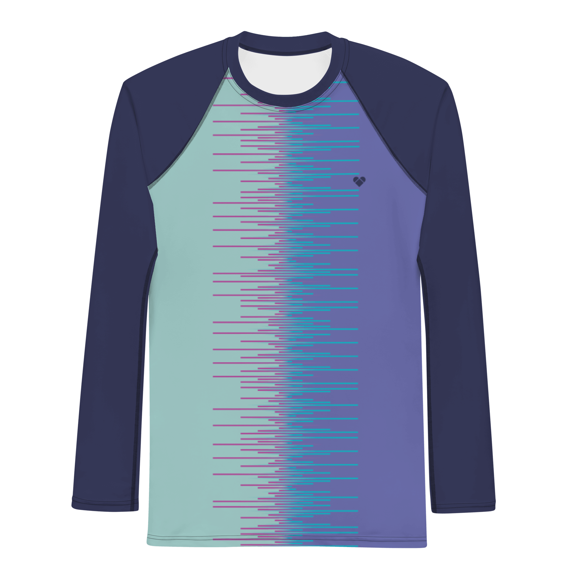 Mint Rash Guard Mint & Periwinkle Dual Rash Guard for Men | Amor Dual Collection – crizamor