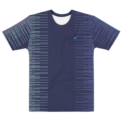 Dark Slate Blue Dual Gradient Shirt for Men by CRiZ AMOR