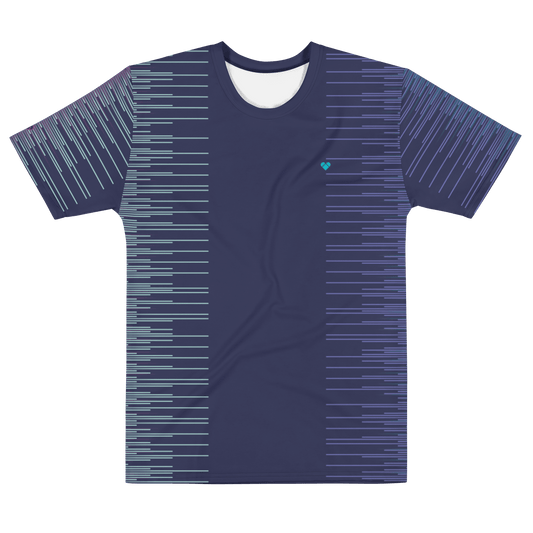 Dark Slate Blue Dual Gradient Shirt for Men by CRiZ AMOR