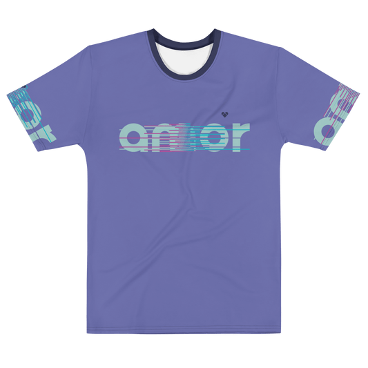 Periwinkle Amor Dual Tee for Men - Front View