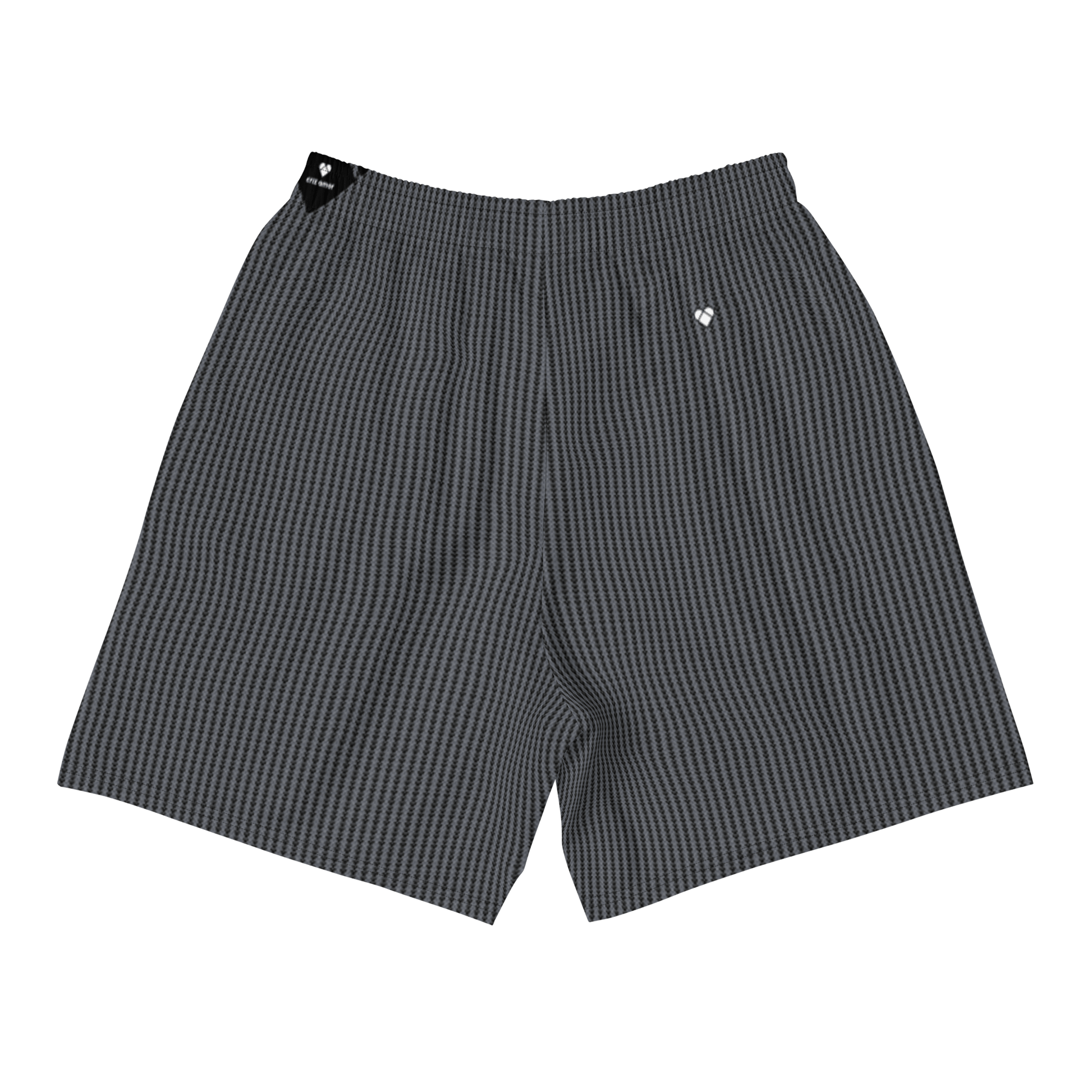 Distinctive Lovogram Pattern on Men's Black Shorts