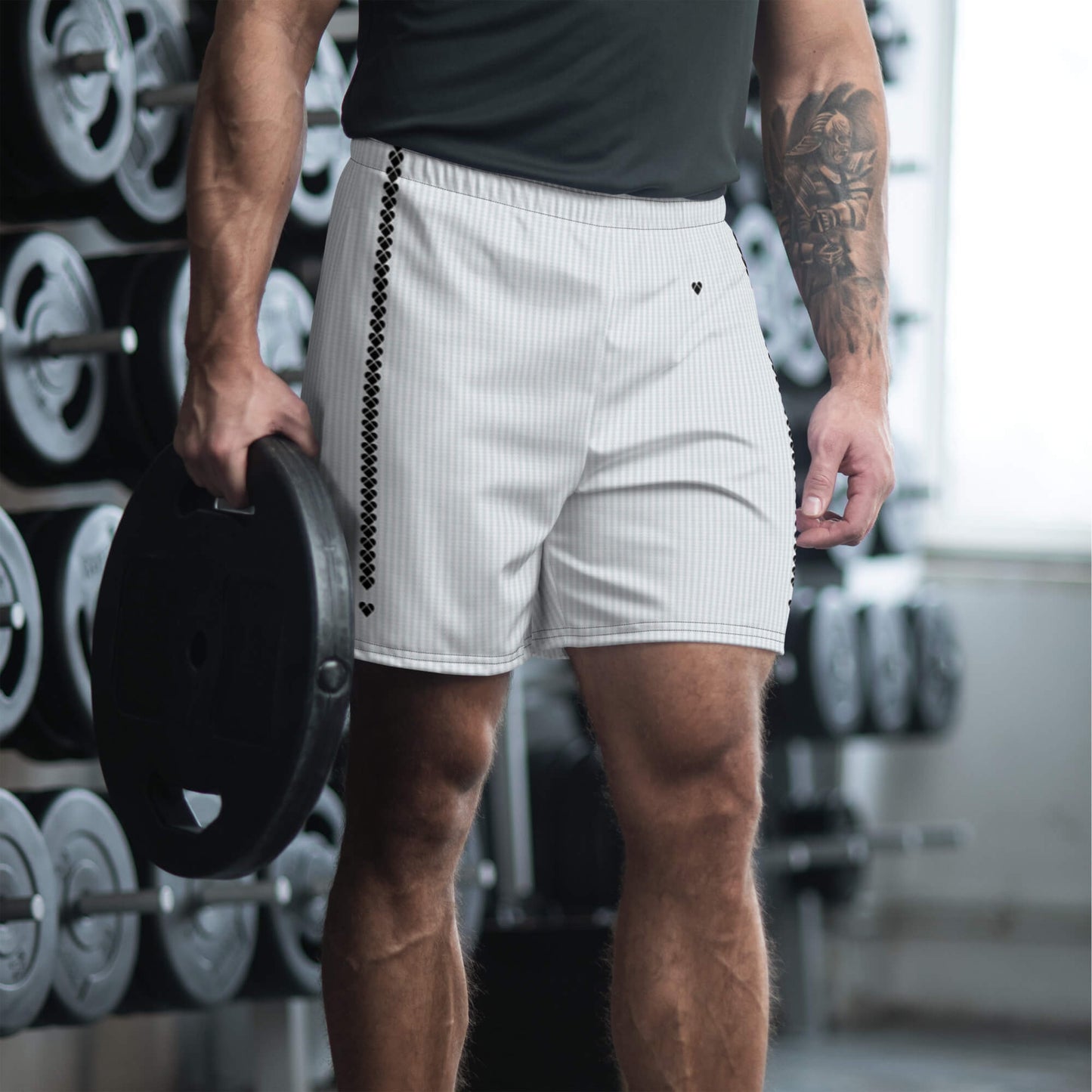 Elevate Your Athletic Style with Light Gray Sport Shorts