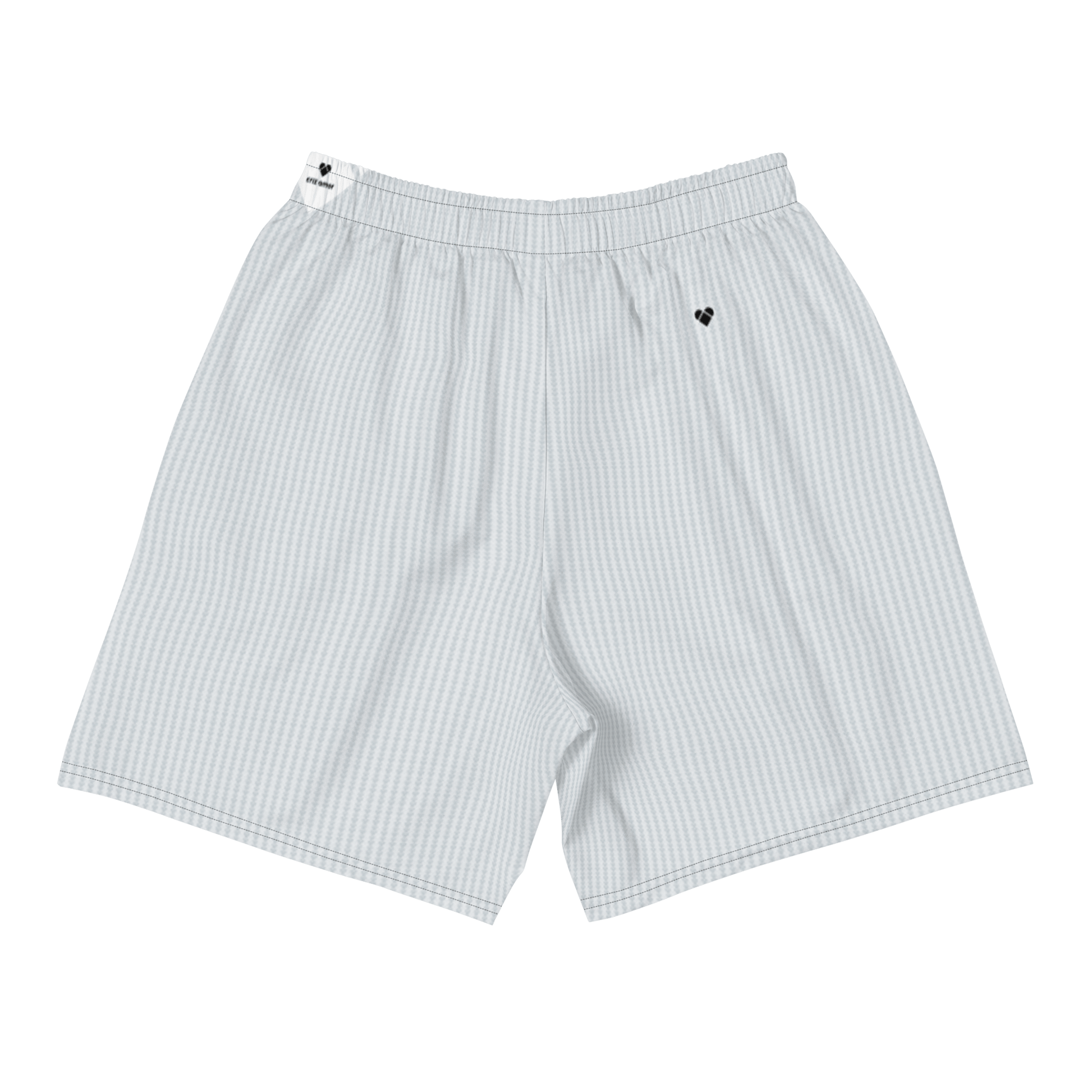 Light Gray Lovogram Athletic Shorts - Love-Infused Fashion