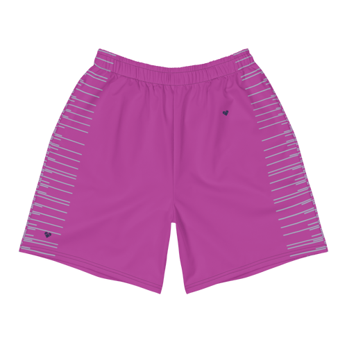 Fucsia Pink Dual Sport Shorts | Men