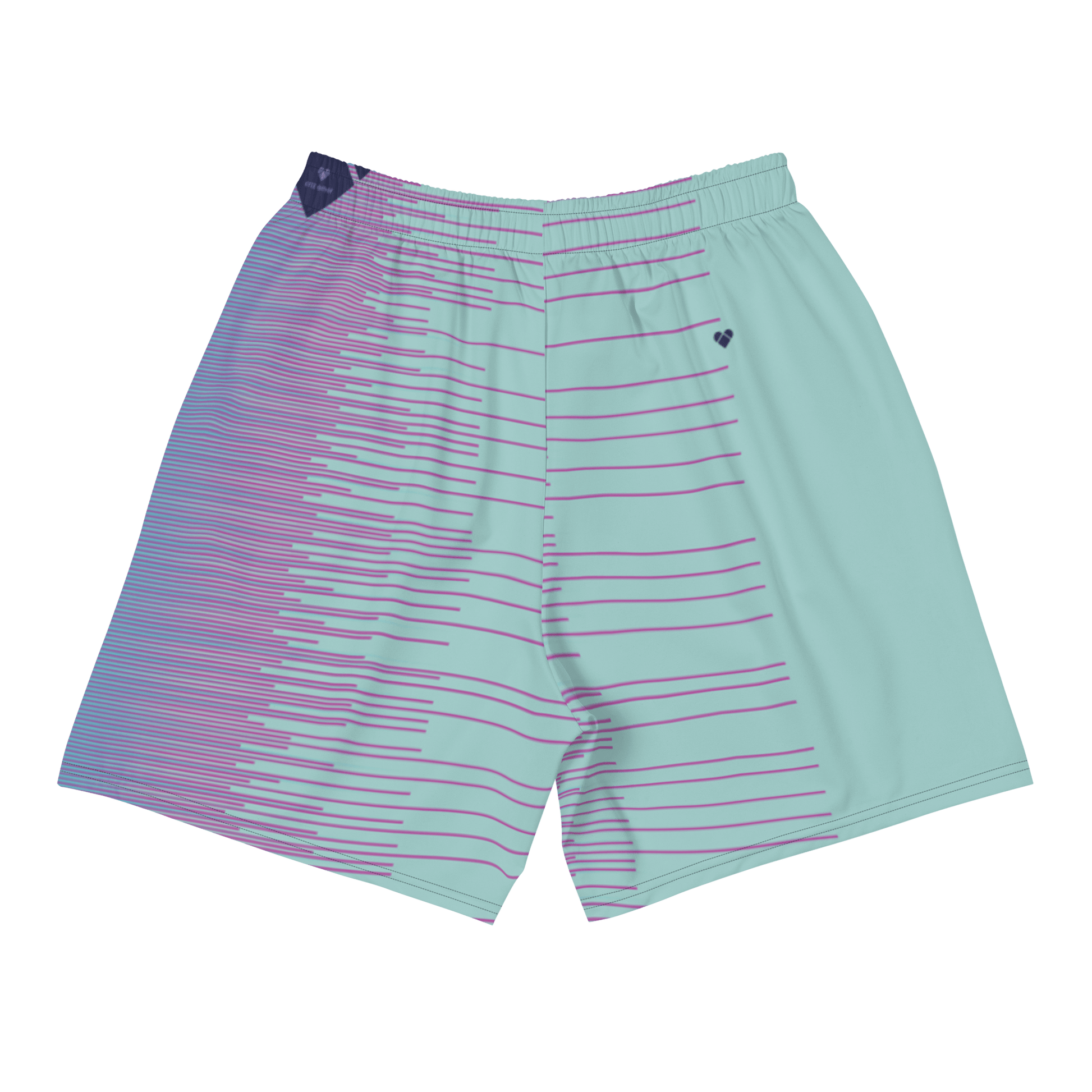 Unique Mint and Fucsia Pink Striped Sporty Design