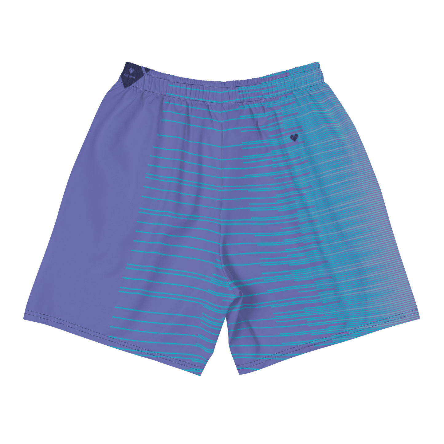Men's Sporty Periwinkle Stripes Shorts by CRiZ AMOR