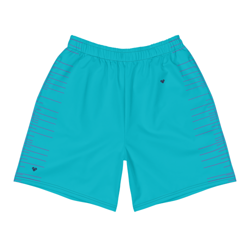 Shorts Deportivos Turquesa Dual | Hombres