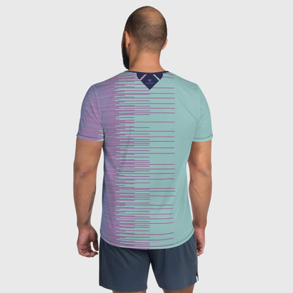 Mint Stripes Dual Sport Shirt: Empower your athletic look