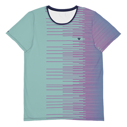 Mint Stripes Dual Sport Shirt for Men by CRiZ AMOR