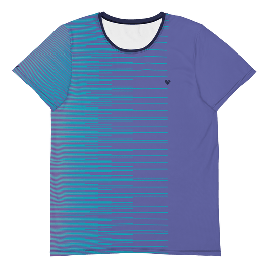 Periwinkle Stripes Dual Sport Shirt for Men by CRiZ AMOR