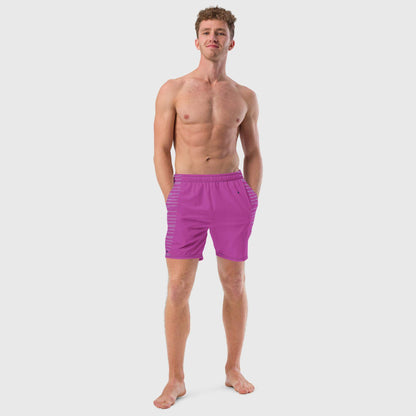 Amor Dual Collection: Vibrant Pink Swimwear for Men