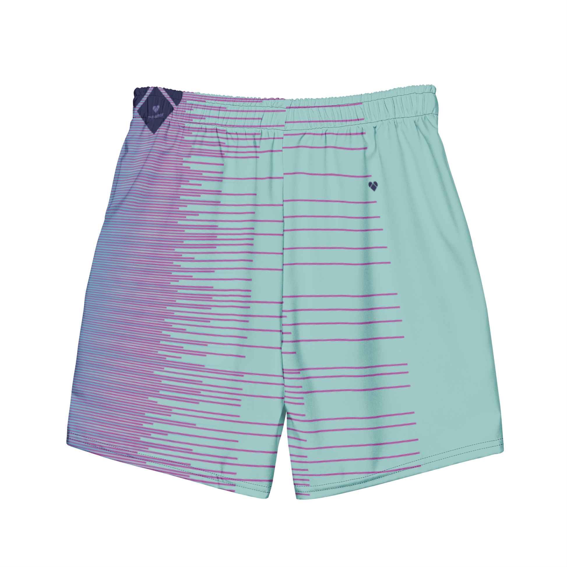 Fuchsia Pink Gradient Stripes on Mint Base - CRiZ AMOR Swimwear