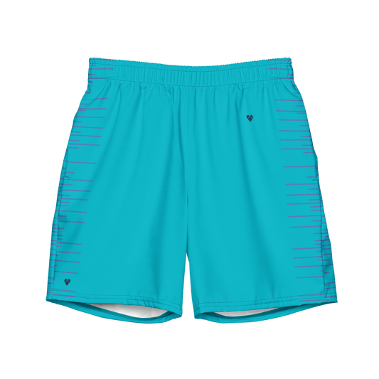 Turquoise Dual Swim Trunks | Men - Vibrant swimwear for confident gents