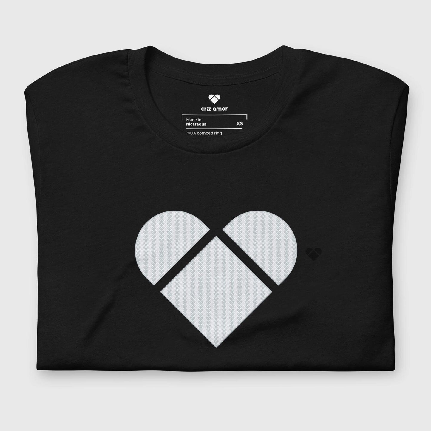Gender-Neutral Lovogram Heart Logo Tee from Amor Primero Collection