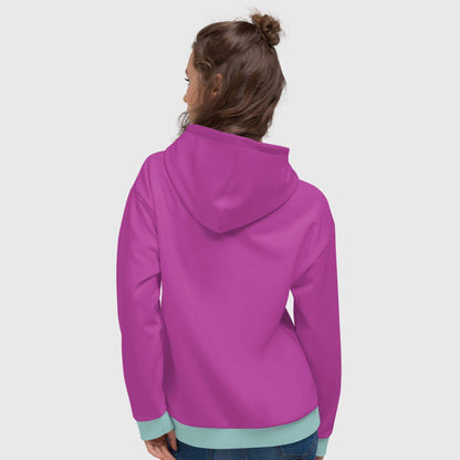 Fucsia Pink Hoodie for Any Occasion | CRiZ AMOR Amor Dual