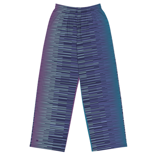 Dark slate blue striped pants from Amor Dual's Amor Dual Collection