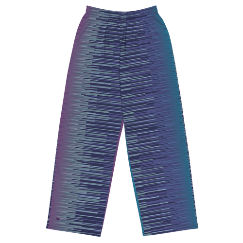 Dark Slate Blue Stripes Dual Pants | Genderless
