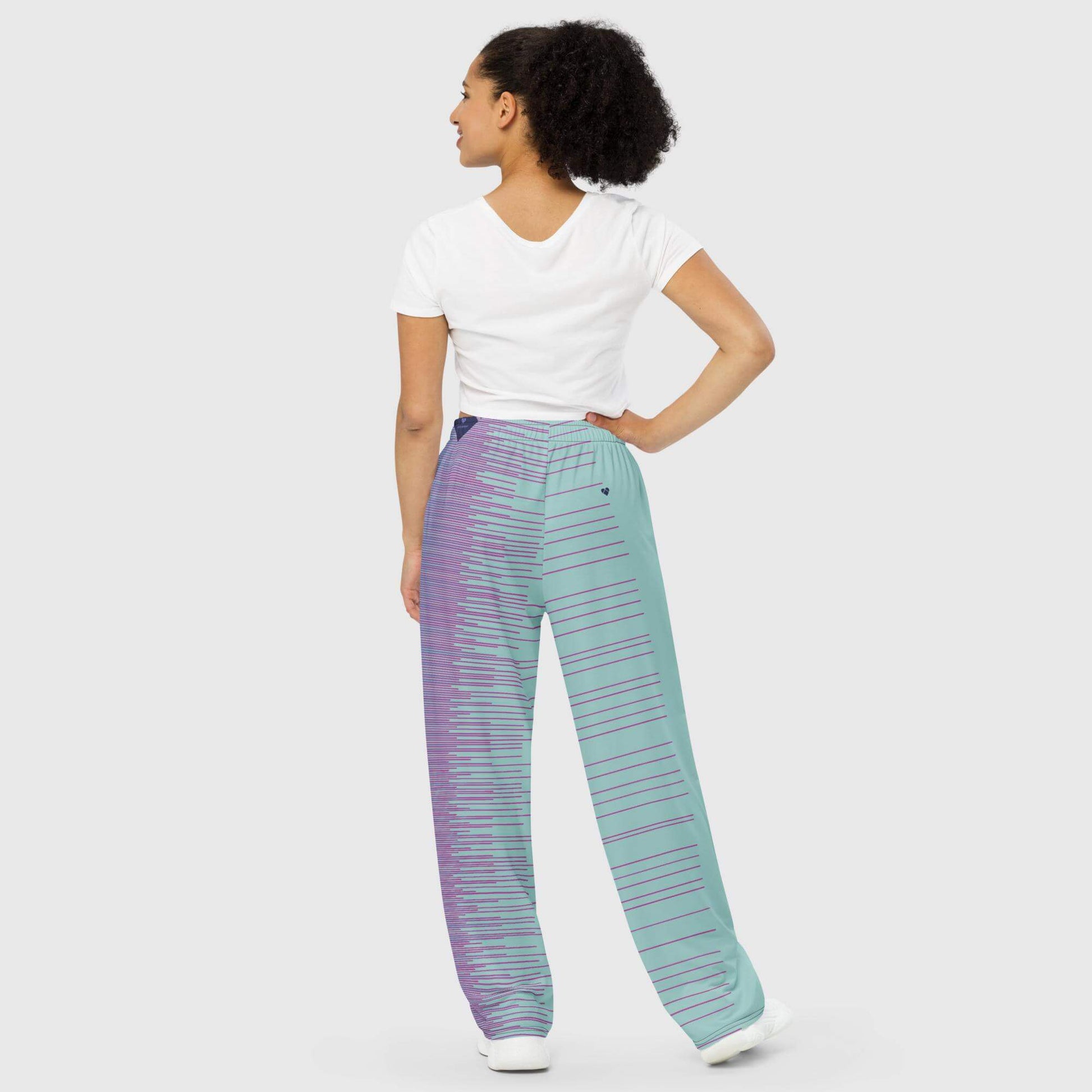 Versatile Fashion Piece: Mint Stripes Dual Pants by CRiZ AMOR